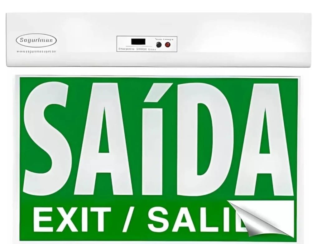 Placa de Sinalizacao em LED Rota de Fuga - MIB – Mangueiras de incêndio