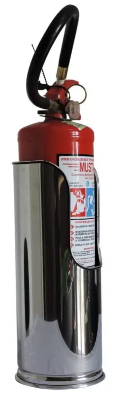 Suporte SE Solo para Extintor Tipo Baton em Inox - MIB – Mangueiras de incêndio