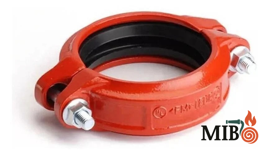 Acoplamento ranhurado 73mm  rigido para sistemas de hidrantes