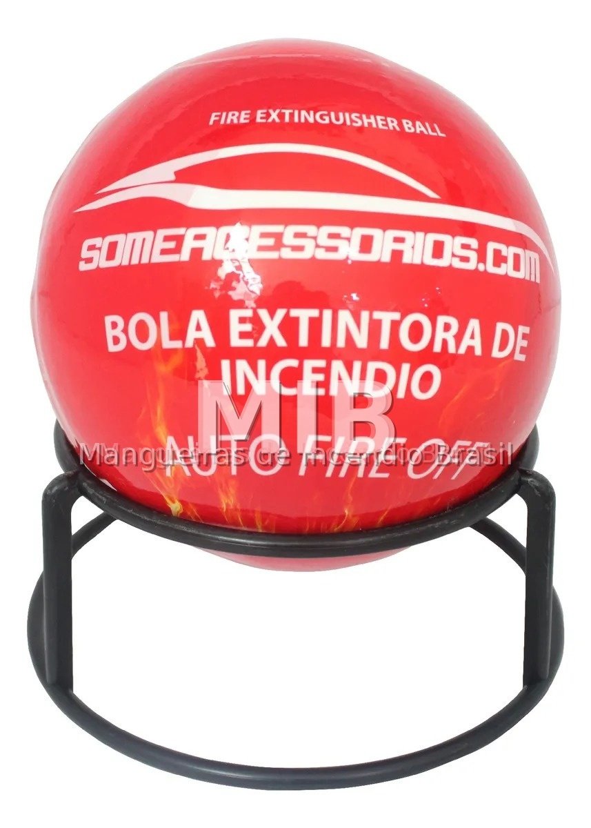 Bola extintora automática Fireball ABC – uso complementar contra incêndio