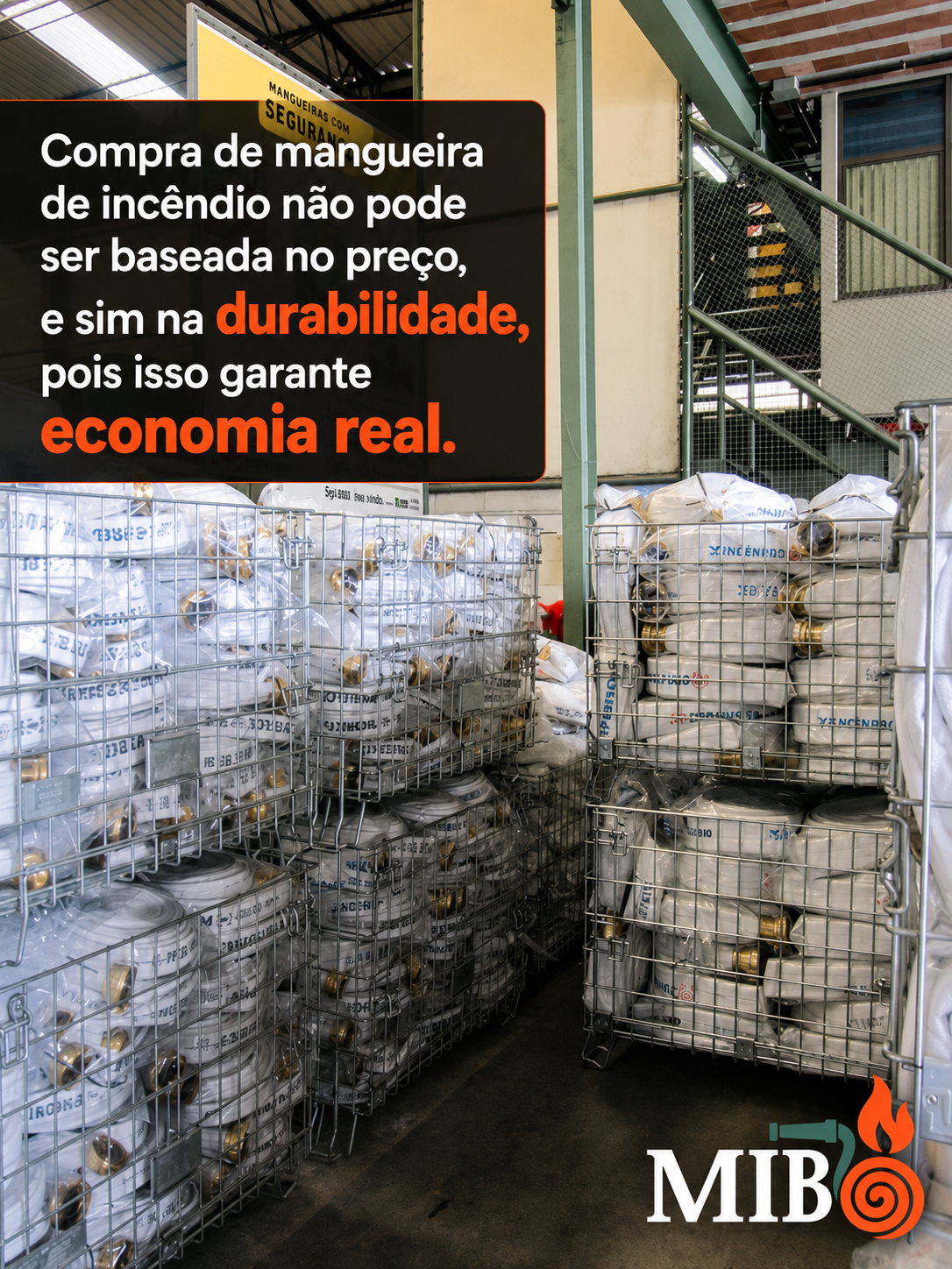 Comprar mangueira de incêndio certificada conforme ABNT NBR 11861 para hidrantes, condomínios, comércios e indústrias