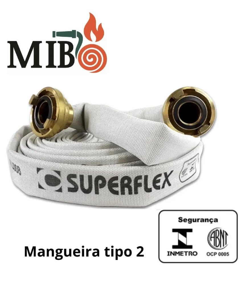 Mangueira de incêndio Tipo 2 Superflex para hidrante