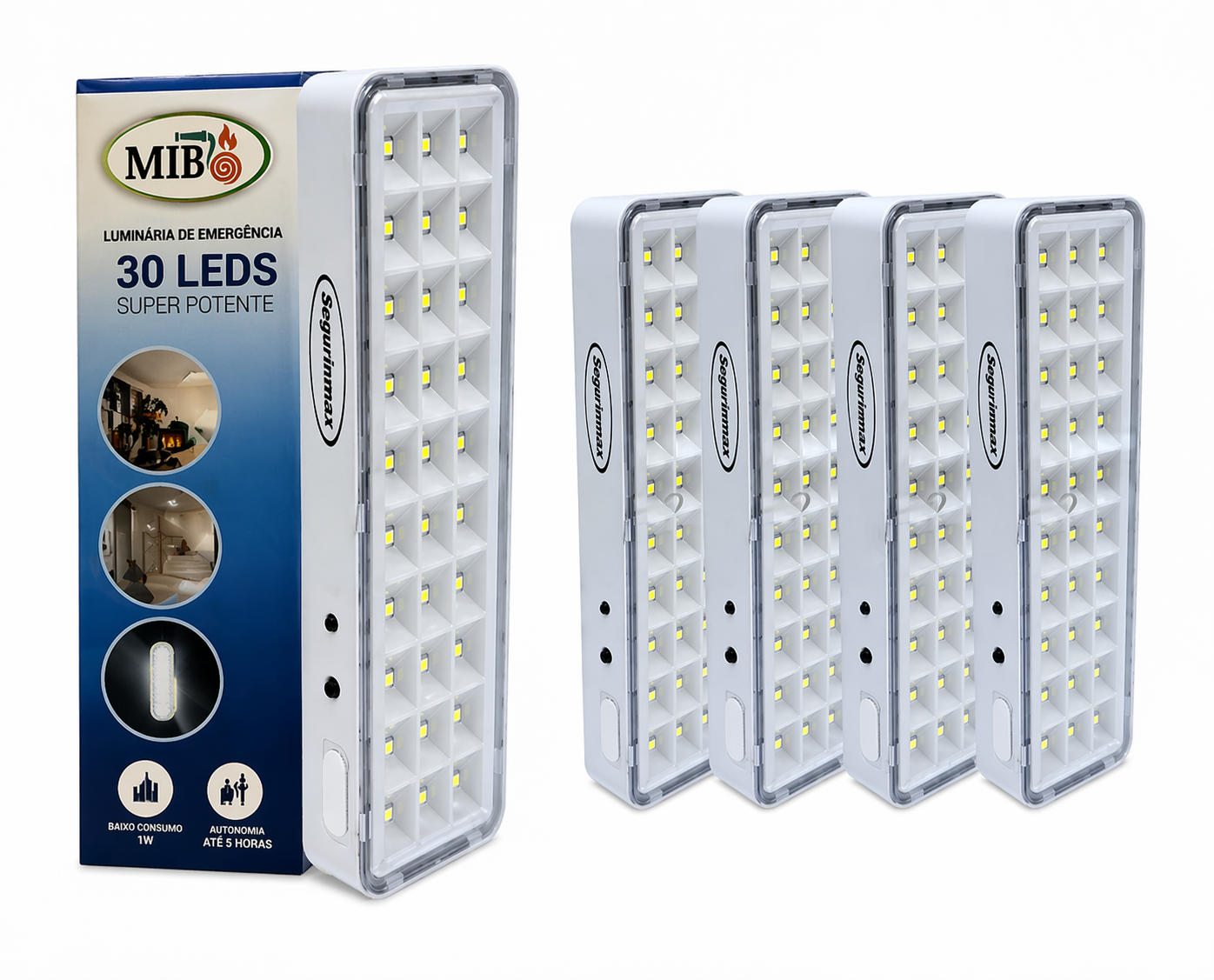 Como escolher luz de emergência 30 LEDs para escadas, corredores, salas pequenas e rotas de fuga conforme ABNT NBR 10898