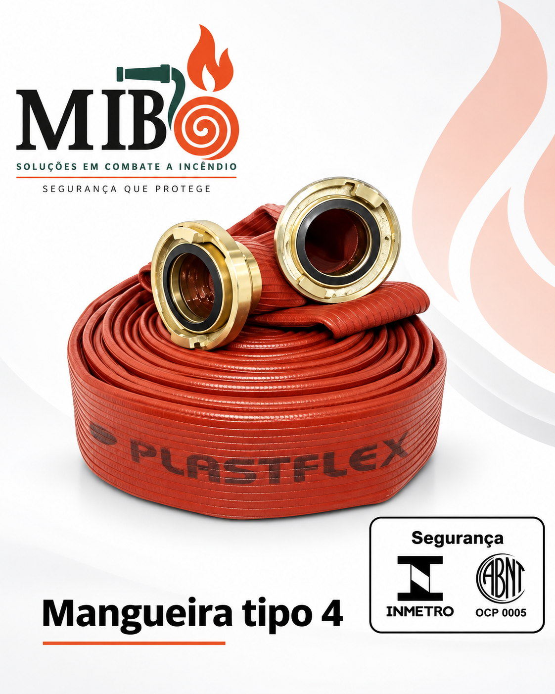 Mangueira de incêndio Tipo 4 para aplicações severas